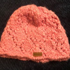 Pink Billabong knit beanie